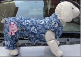 Denim Skull Design Clothes for Dog