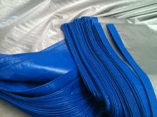 Blue/Silver Plastic Tarpaulin Cover