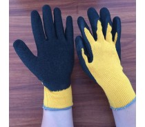 Latex coated gloves