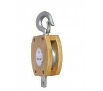 WST130 JIS WOODEN PULLEY SINGLE WITH HOOK