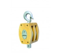 131 JIS WOODEN PULLEY DOUBLE WITH HOOK