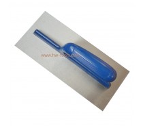 Plastering trowel with plastic handle