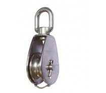 WST146 SS SWIVEL BLOCK WITH  SINGLE WHEEL