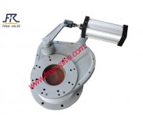 Ceramic Swing Disc charging gate Valve for fly ash system