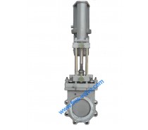 Anti-Wear Ceramic Discharge Slag knife gate Valve