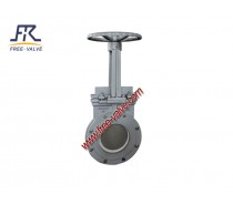 Manual Flange Ceramic Slurry knife gate Valve