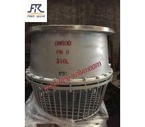 Stainless Steel Flanged Foot Valve with Strainer
