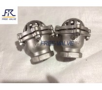 Screw Thread End Stainless Steel Foot Valve