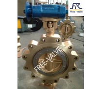 Bronze Body Rubber Seat Wafer Butterfly Valve