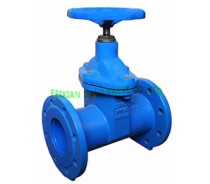 DIN CAST IRON GATE VALVE,RESILIENT SEATED,F5,NRS,PN16