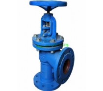 DIN CAST IRON ANGLE GLOBE VALVE PN16