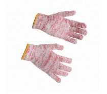 Mix cotton yarn knitted gloves