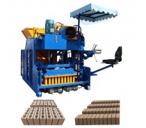 mobile concrete hollow block cement brick making machine