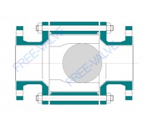 Floating Ball Check Valve with PFA Lined