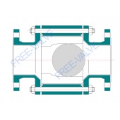 Flange Type Floating Ball Check Valve  for Oil Industry