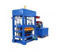 QTF4-28 diesel engine semi automatic concrete block machine