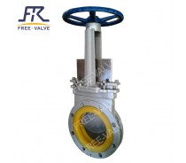 PU Rubber Lined Knife gate Valve