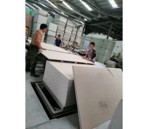 Dry wall partition paper faced plaster board