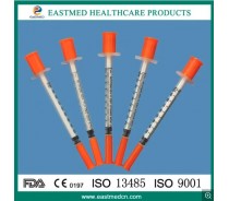 Insulin Syringe with Needle, Disposable