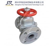 PFA FEP Rubber Lined Fluorine Diaphragm Valve