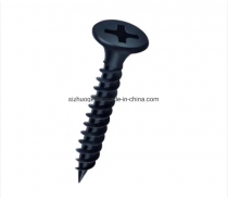 3.5X25mm Fine Thread Black Phosphate Drywall Screw