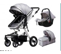 3 in 1 Luxury High Landscape Baby Stroller Pram