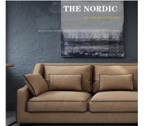 Italian Type Sofa, Light Luxury Cloth Art Sofacombination