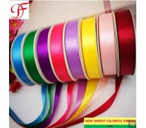 Woven Edge Polyester Satin Ribbon with Double Face