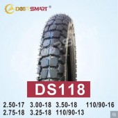 Size 300-18 Pattern Ds118 Tubeless Motorcycle Tyre