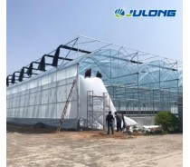 Commercial Multi Span Po PE Plastic Film Greenhouse on Sale