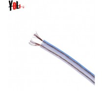 Transparent 2 Core PVC Speaker Cable Wire