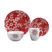 UK Hot Selling Christmas Tableware Set 16PCS Porcelain