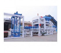 Fully automatic concrete hollow cement brick block machine