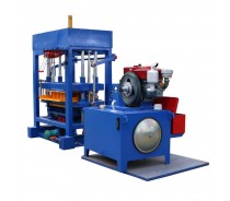 semi-automatic concrete block cement brick machine