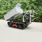 Multi-functional Tracked self-discharge crawler truck dumper