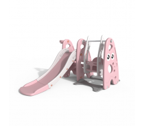 Kids Amusement Park Playground Plastic Swing&Slide Set