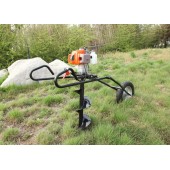 Single-wheel folding drill tree planting machine AG63