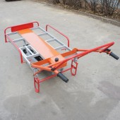 Motor WHEELBARROW with single pedrail cart