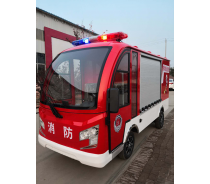 Electric fire engine Single row Two seats fire truck