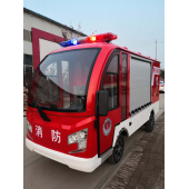 Electric fire engine Single row Two seats fire truck