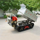 Multi-functional Tracked self-discharge crawler truck dumper