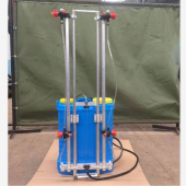 Electric backpack sparger agricultural pest control sprayer