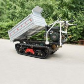 Multi-functional Tracked self-discharge crawler truck dumper
