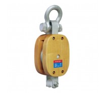 Regular wood block*single with shackle