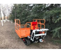 Crawler type dumper with lift , Hydraulic Scissor lifter