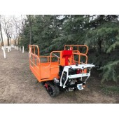 Crawler type dumper with lift , Hydraulic Scissor lifter