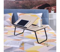 Small Mini Wooden Portable  Angle Adjustable laptop table