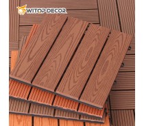 Wpc Manufacturer Interlocking Decking Tiles Crack Resistant