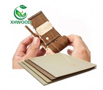 laser cut bleached poplar laser cutting for buliding block