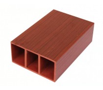 Interior Wpc Hollow Square Timber Tube For Hotel